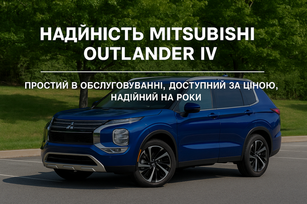 Надійність Mitsubishi Outlander IV: вибір тих, хто цінує впевненість
